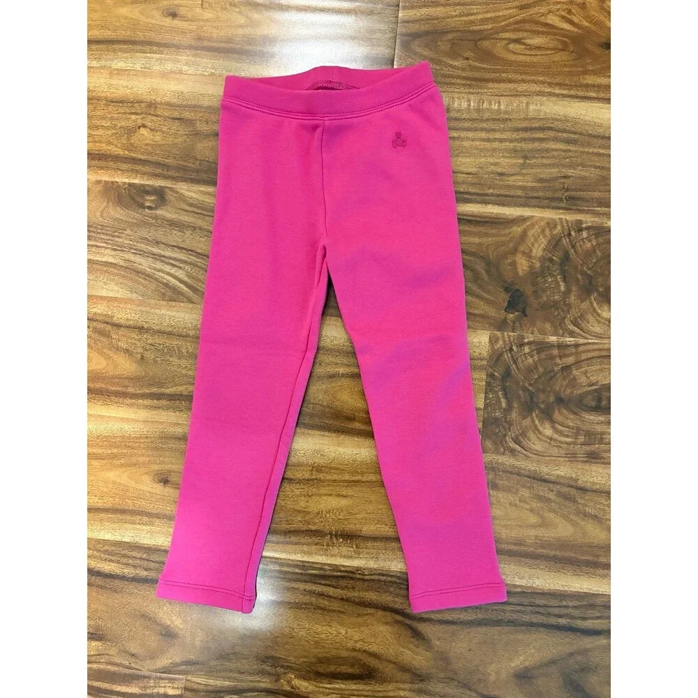 NWT Baby Gap Fleece Cozy Lined Leggings, Pink, Size 4